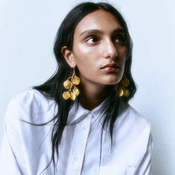 ✨3for$38  Zara Drop Leaf Earrings - Picture 2 of 16